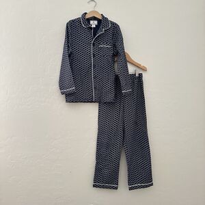 Petite Plume Kids Nordic Antlers Navy Pajama Set in Boys Youth PJs Size 8 *Read*